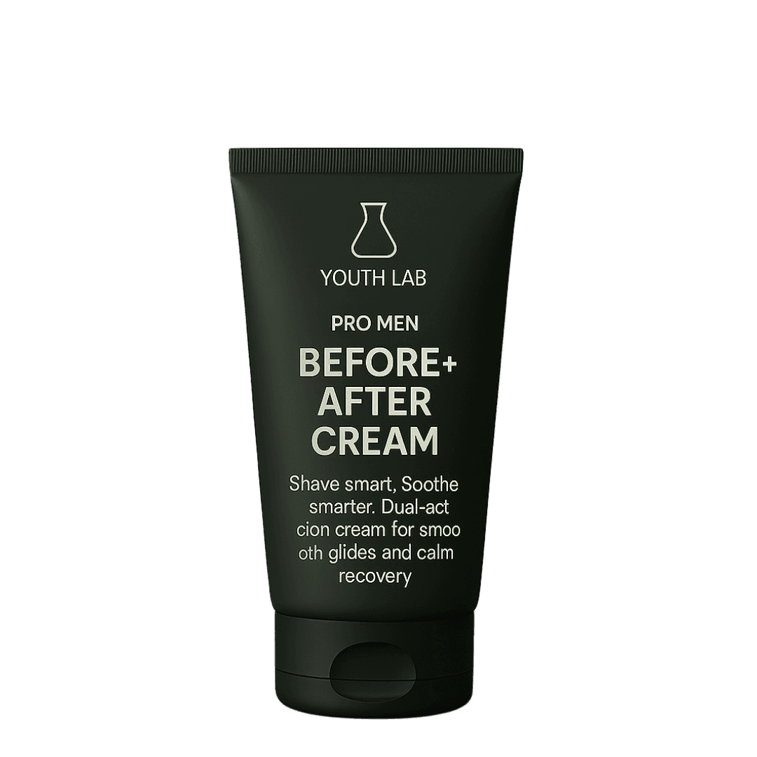A dual-action shaving cream that ensures a smooth glide and soothes the skin post-shave. Ideal for men seeking comfort, performance, and skin recovery in one smart step.